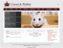 Tablet Screenshot of cossetandwalker.co.uk